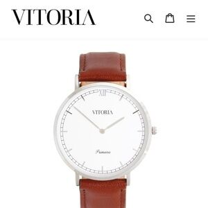 Vitoria Oxford Brown Classic Leather Women’s Watch